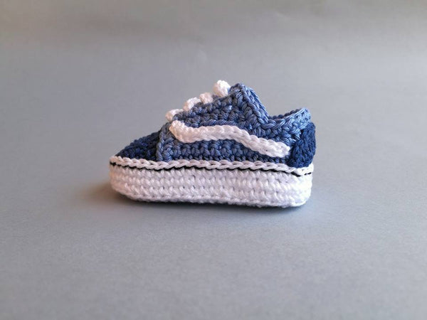 Crochet Pattern baby sneakers, Ozana shoes