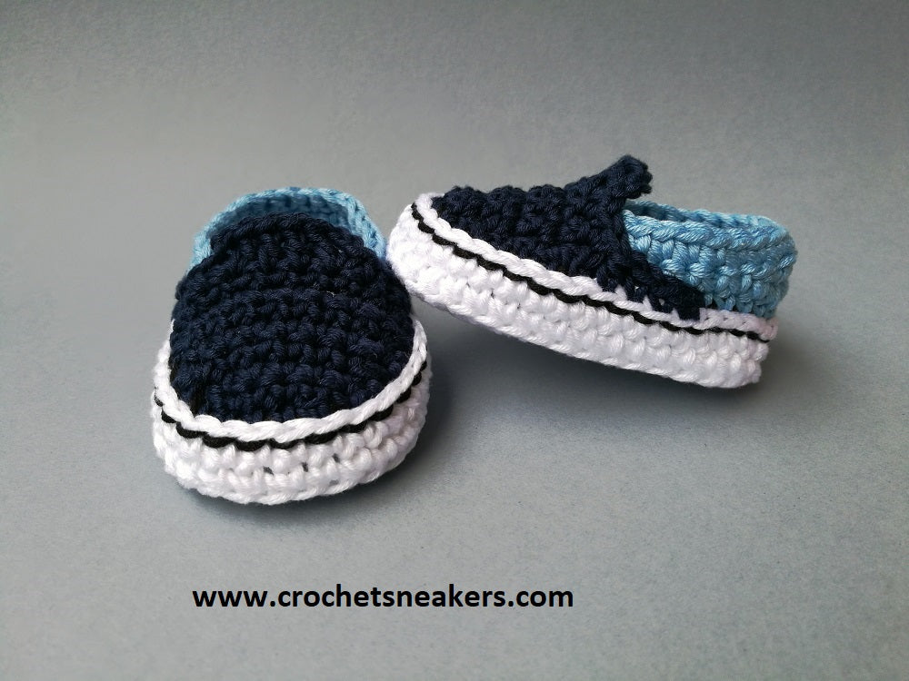 Crochet Pattern baby booties, baby slippers pattern
