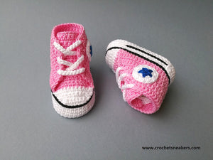 Crochet Pattern baby shoes, newborn booties